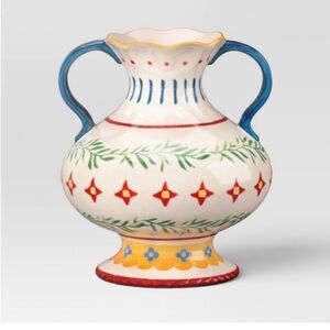 ✨7” Painted Ceramic Vase - Threshold✨